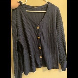 Large,Navy Blue, Dress up and down!